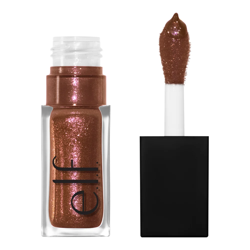 Glow Reviver Lip Oil Glimmer Choco Luxe - e.l.f. v:8583371
