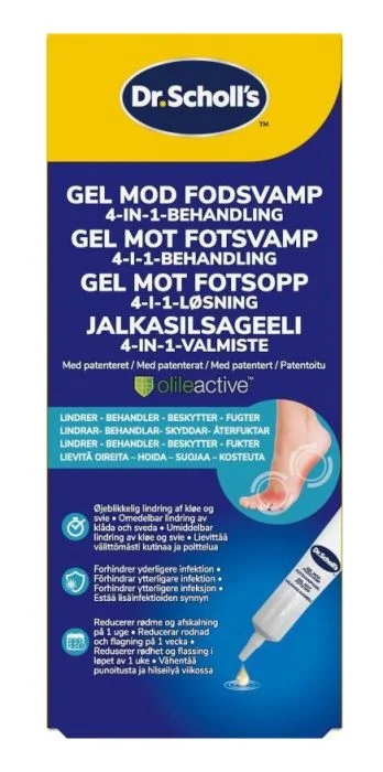 Dr. Scholl's gel mot fotsopp – behandling og lindring v:5001211 Dr. Scholl's gel mot fotsopp – behandling og lindring v:5001211