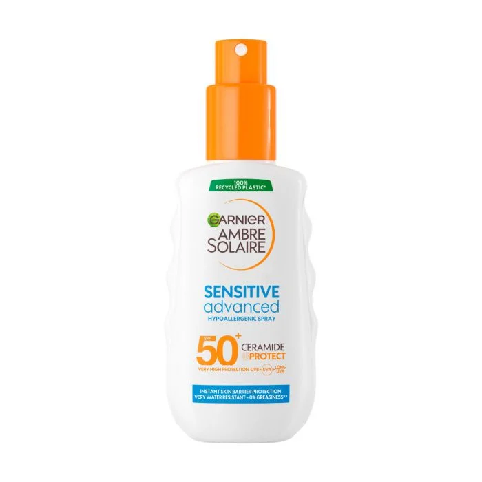 Garnier Ambre Solaire Sensitive Advanced Protection Spray SPF50+ 150 ml v:5788880 Garnier Ambre Solaire Sensitive Advanced Protection Spray SPF50+ 150 ml v:5788880