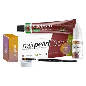 Hairpearl PPD Free Tinting Kit Mini No 4 Cherry Choc 20ml v:5546830