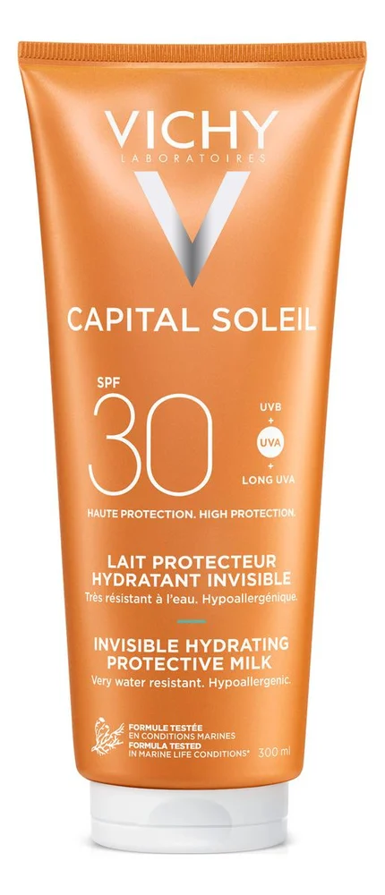 Vichy Capital Soleil Invisible Hydrating Protective Milk SPF30 - 300 ml. v:9123382