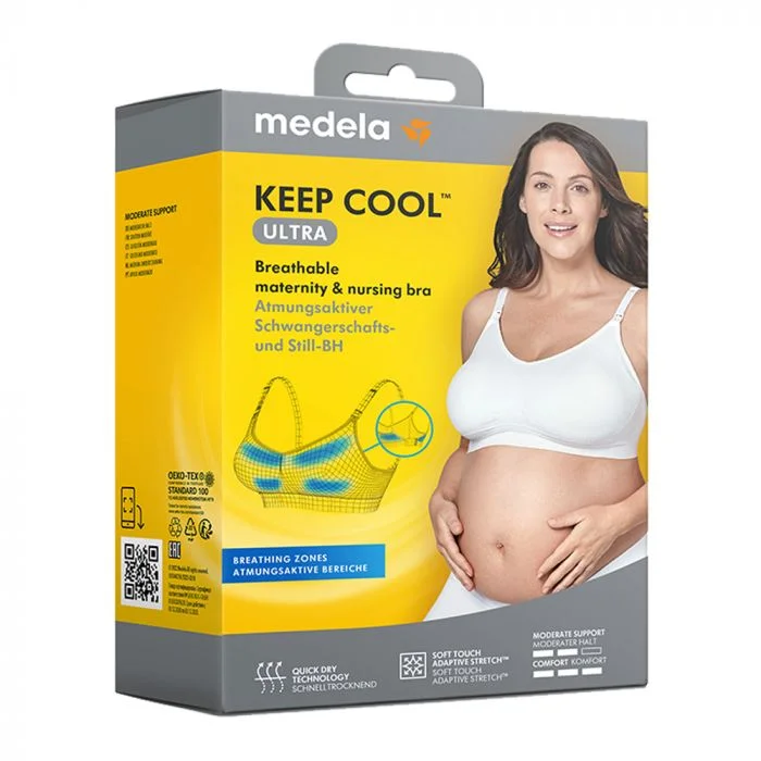 Medela Keep Cool Ultra-BH, hvit, XXL v:8829878