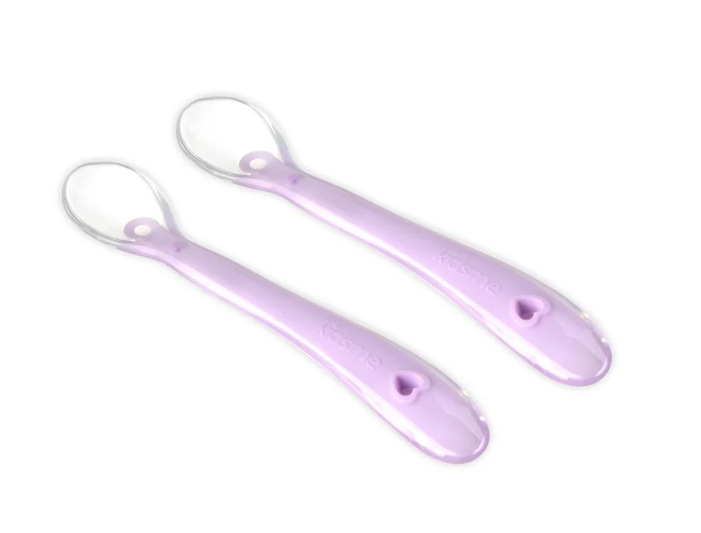 Kidsme Silicone spoon Lavendel – 2 stk. v:8183501