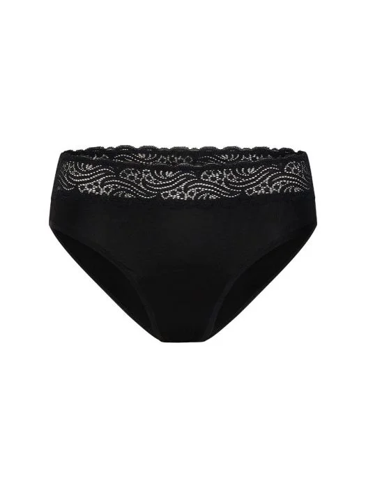 Modibodi Sensual Hi Waist Bikini Heavy-Overnight Black 18/2XL v:9536863