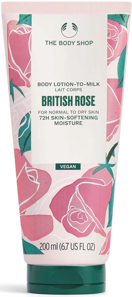 The Body Shop British Rose Body Lotion-To-Milk 200 ml v:5058215