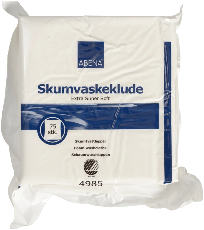 Abena Skumvaskeklud ekstra super soft – 75 stk v:4365219 Abena Skumvaskeklud ekstra super soft – 75 stk v:4365219