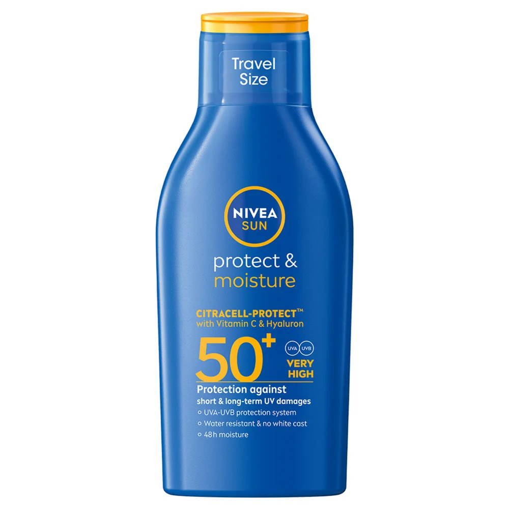 Protect & Moisture Sun Lotion SPF50+ Travel Size 100 ml – NIVEA v:9869625