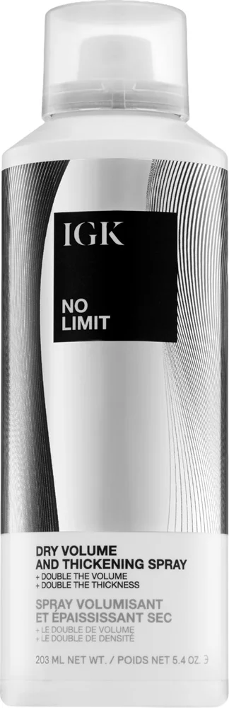 IGK No Limit Dry Volume & Thickening Finishing Spray 203 ml v:8165517 IGK No Limit Dry Volume & Thickening Finishing Spray 203 ml v:8165517
