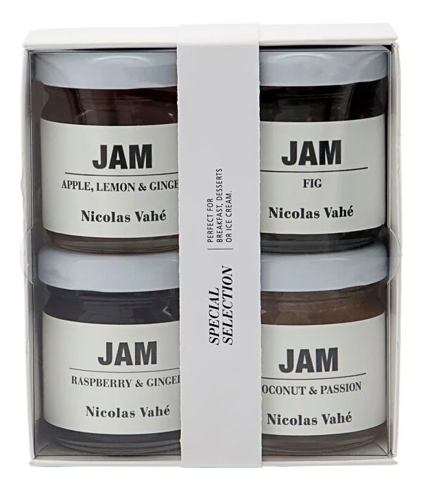 Nicolas Vahé Jam Selection – 4 x 40 g. v:9749921 Nicolas Vahé Jam Selection – 4 x 40 g. v:9749921