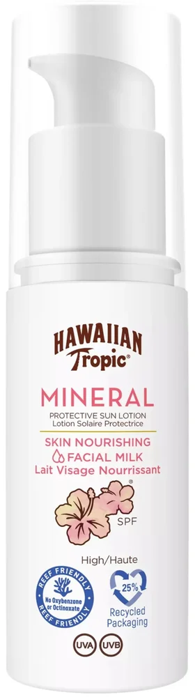Hawaiian Tropic Mineral Sun Milk Face SPF30 50 ml v:9065283
