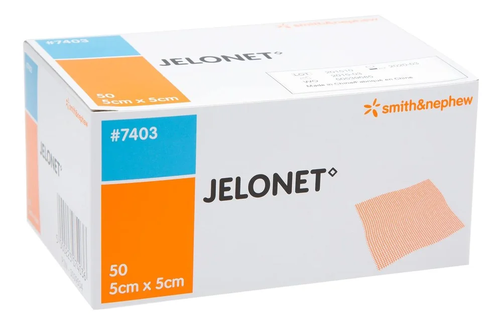 Jelonet Vaselinkompress Steril 5 x 5 cm – 50 stk. v:7917665