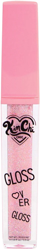 KimChi Chic Gloss Over Gloss Full Coverage Lipgloss Pink Shimmer v:9043490
