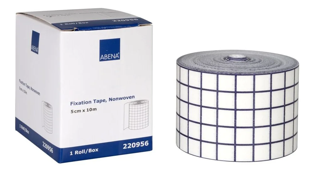 Abena Fikseringstape – 10 m x 5 cm. v:7514524 Abena Fikseringstape – 10 m x 5 cm. v:7514524