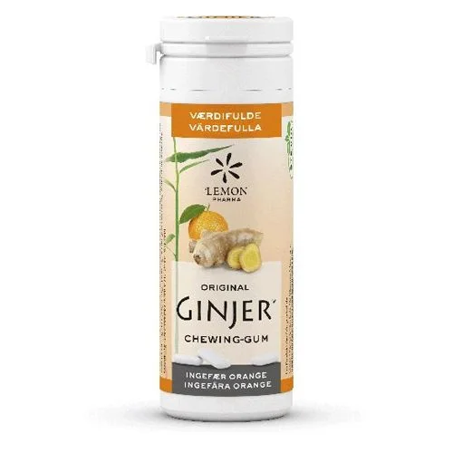 Ginjer Chewing Gum orange- 30 g v:1416792 Ginjer Chewing Gum orange- 30 g v:1416792