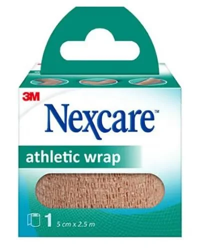 Nexcare Athletic Wrap støttebandasje 5cmx2,3m brun 1stk v:8213704