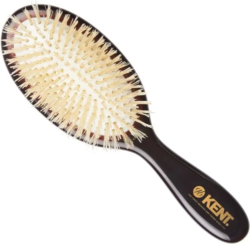 Kent Brushes Classic Shine Small Soft White Pure Bristle Hairbrush v:9766379