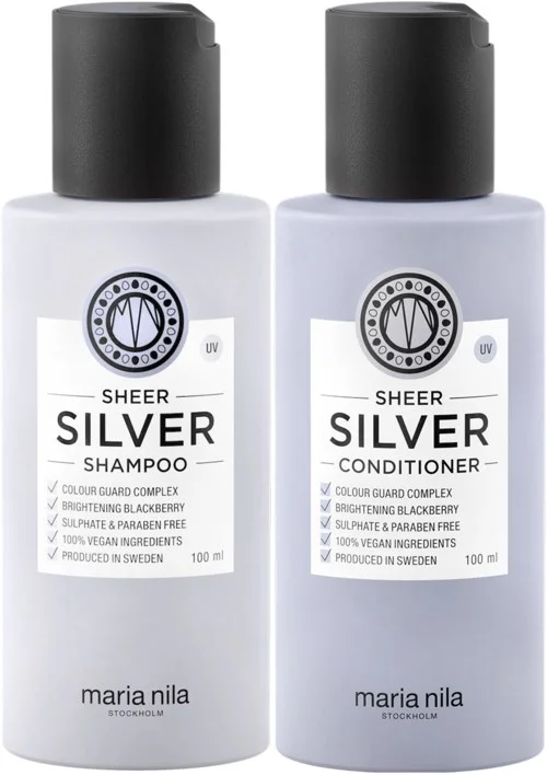maria nila Sheer Silver Bundle Shampoo 100 ml & Conditioner 100 ml v:6098422 maria nila Sheer Silver Bundle Shampoo 100 ml & Conditioner 100 ml v:6098422