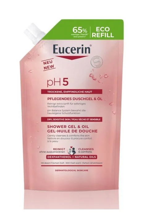 Eucerin pH5 Shower Gel & Oil Refill 400 ml – Sensitiv hud v:1934141