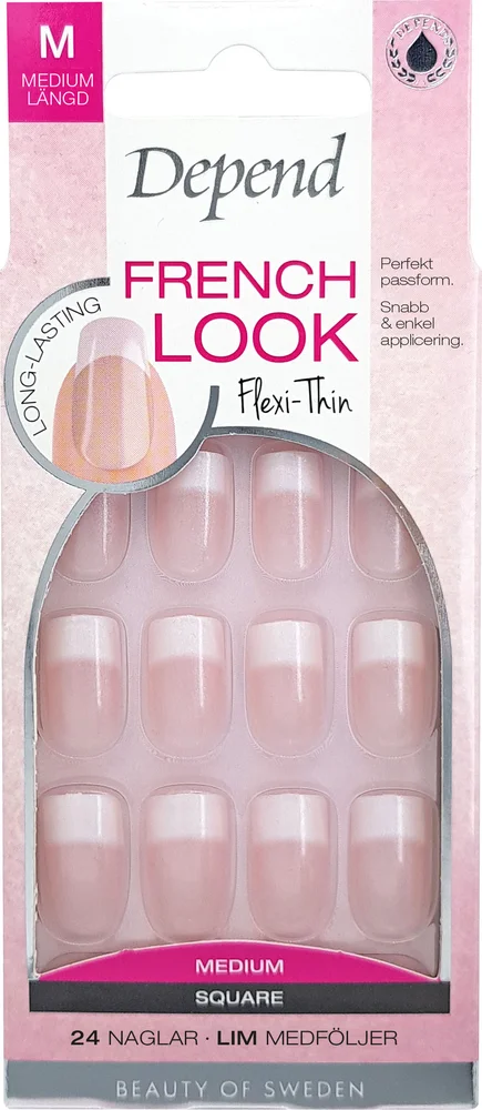 French Look Medium Square Pink Shimmer – Depend v:8585323 French Look Medium Square Pink Shimmer – Depend v:8585323