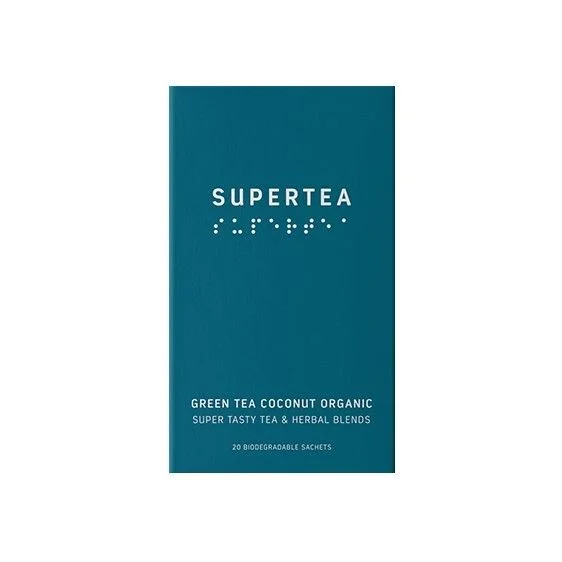 Teministeriet Supertea Green Tea Coconut Organic - 20 poser v:9488425