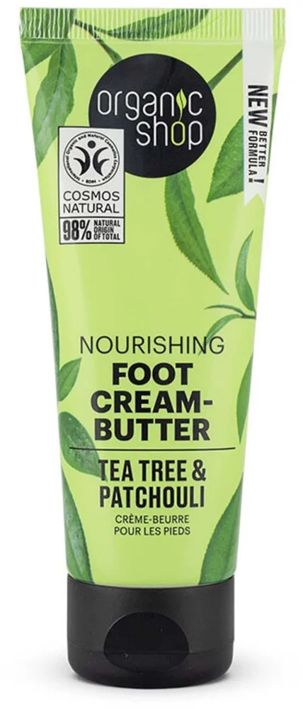 Organic Shop Nourishing Foot Cream-Butter Tea Tree & Patchouli 75 ml v:8008087