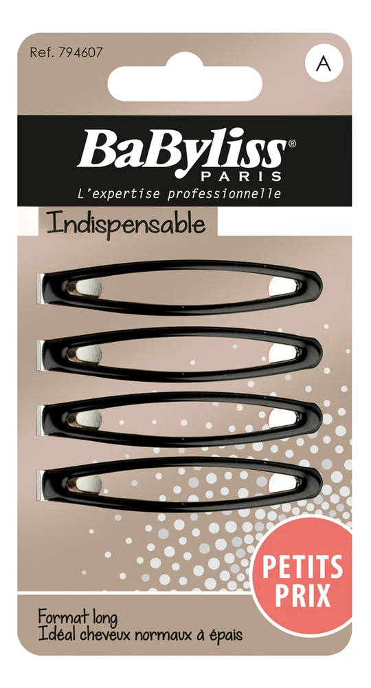 Babyliss Hårklemmer assortert i sort/brun – 4 stk. v:2568401 Babyliss Hårklemmer assortert i sort/brun – 4 stk. v:2568401