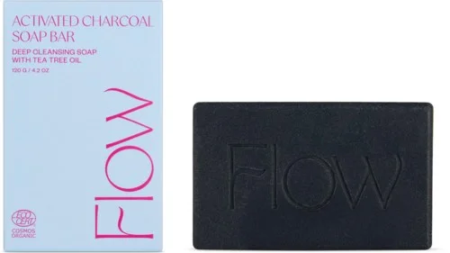 Flow Cosmetics Activated Charcoal Soap Bar 120 g v:4120852 Flow Cosmetics Activated Charcoal Soap Bar 120 g v:4120852