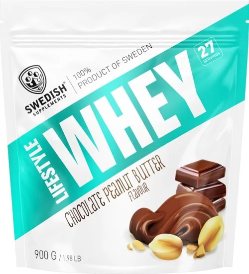 Swedish Supplements Lifestyle Whey Chocolate Peanutbutter 900 g v:3499111
