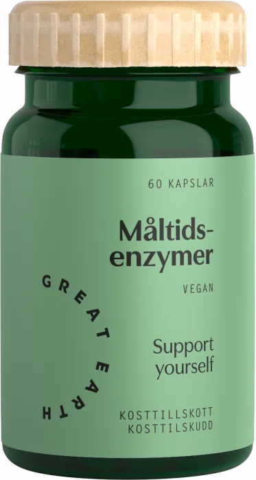 Great Earth Måltidsenzymer 60 kapsler v:4979222