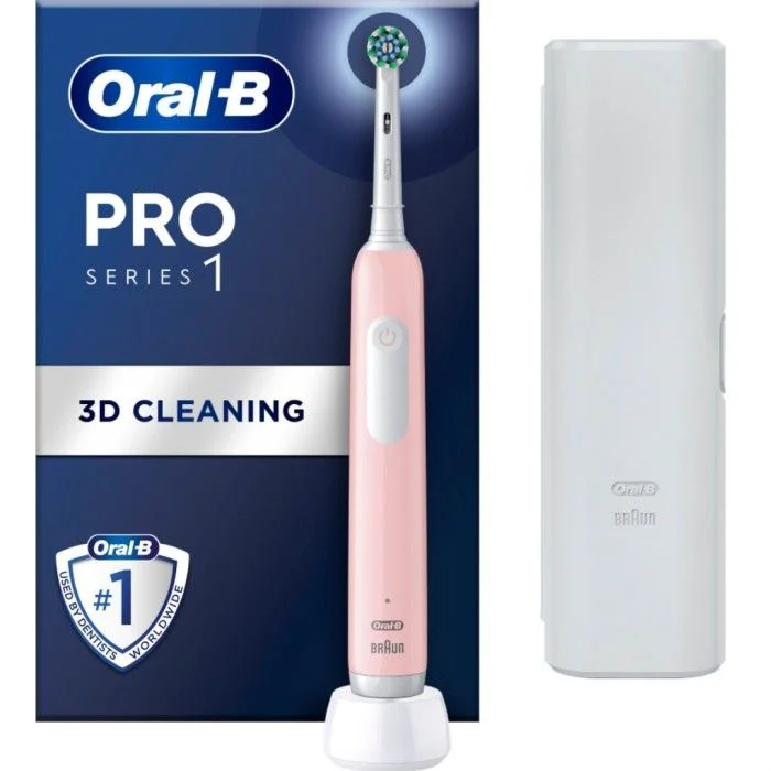 Oral-B Pro Series 1 elektrisk tannbørste Rosa v:6579576 Oral-B Pro Series 1 elektrisk tannbørste Rosa v:6579576