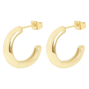 DARK Chunky Plain Creole Gold v:9374677 DARK Chunky Plain Creole Gold v:9374677