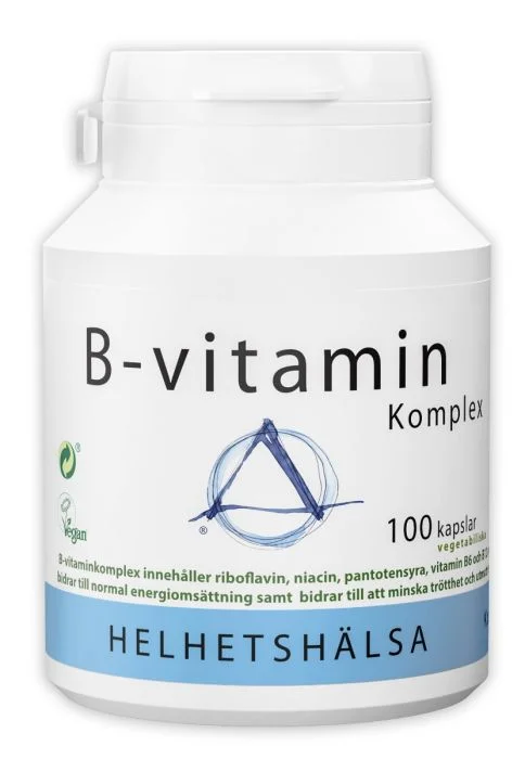 Helhetshälsa B-vitaminkompleks 100 stk v:7850884 Helhetshälsa B-vitaminkompleks 100 stk v:7850884