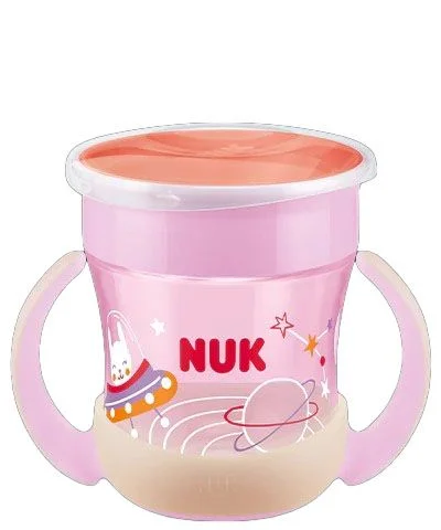 NUK Evolution Mini Magic Cup Glow in Dark rosa 6+m v:6284258 NUK Evolution Mini Magic Cup Glow in Dark rosa 6+m v:6284258