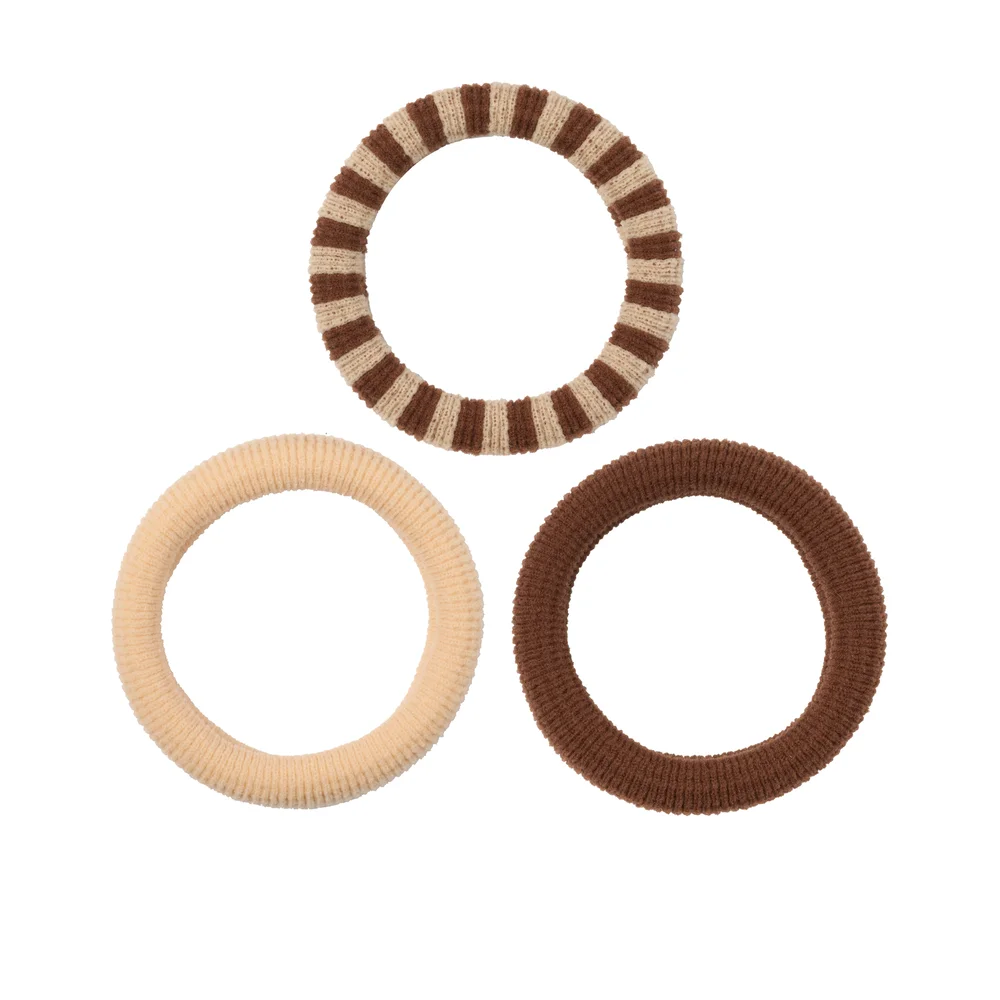 Soft Stretch Ties 3-pack Beige Beauty v:1538506 Soft Stretch Ties 3-pack Beige Beauty v:1538506