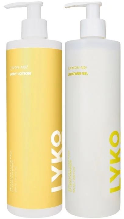 By Lyko Lemon-aid Body Lotion & Shower Gel 2 x 400 ml v:5222637