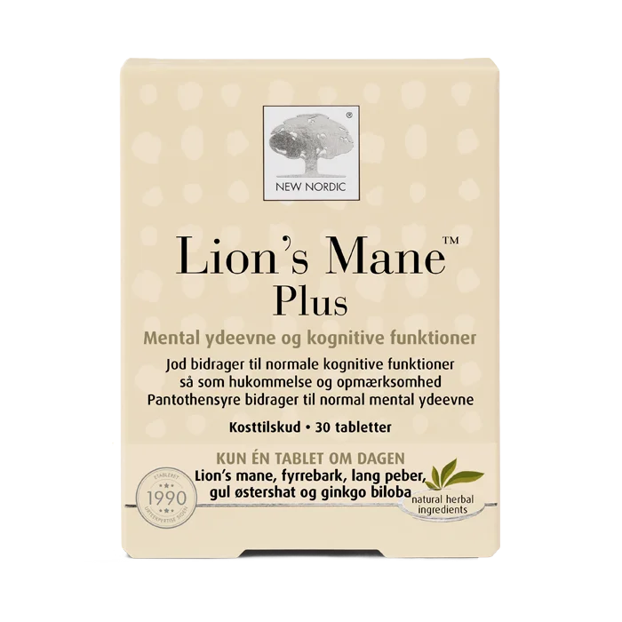 New Nordic Lions Mane plus 30 tabl v:4576848