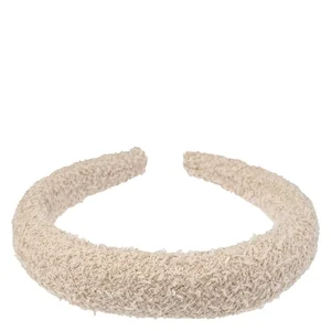 DARK Tweed Hair Band Broad Sand v:4521344