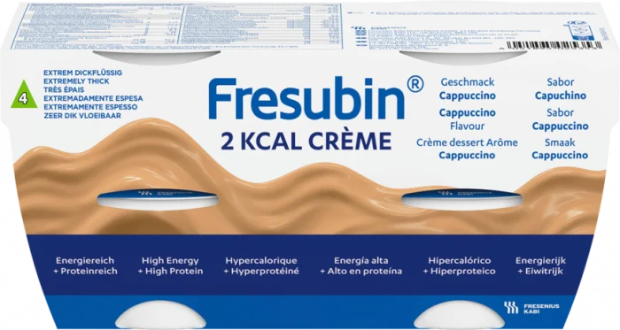 Fresubin 2 kcal Crème næringskrem nougatsmak 4×125 g v:5943494 Fresubin 2 kcal Crème næringskrem nougatsmak 4×125 g v:5943494