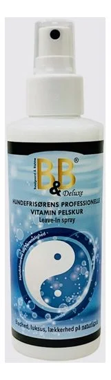 B&B Deluxe Leave-In Vitamin pelskur, spray – 150 ml. v:3056290 B&B Deluxe Leave-In Vitamin pelskur, spray – 150 ml. v:3056290