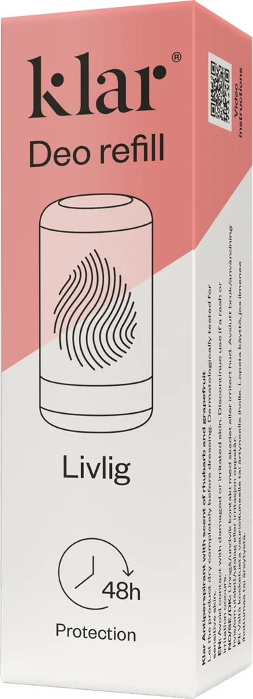 Klar Deo Refill Lively 45 ml v:2364875