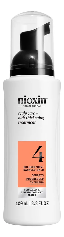 Nioxin System 4 Scalp Treatment for Colored Thinning Hair – 100 ml. v:9466474 Nioxin System 4 Scalp Treatment for Colored Thinning Hair – 100 ml. v:9466474