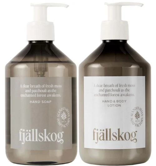 Scandinavian Soap Factory Fjällskog Hand Soap 500 ml & Hand & Body Lotion 500 ml v:6706567 Scandinavian Soap Factory Fjällskog Hand Soap 500 ml & Hand & Body Lotion 500 ml v:6706567