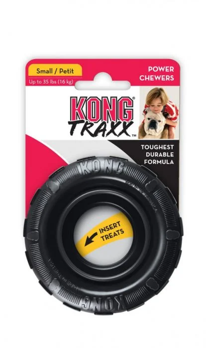 KONG Tyres Extreme Hundeleke Svart S v:8021414 KONG Tyres Extreme Hundeleke Svart S v:8021414