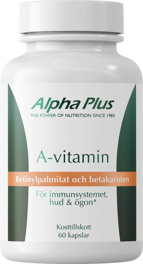 Alpha Plus A-vitamin 60 stk v:1526025 Alpha Plus A-vitamin 60 stk v:1526025