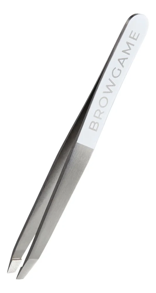 Browgame Cosmetics Original Tweezer Slanted – White – 1 stk. v:2230652