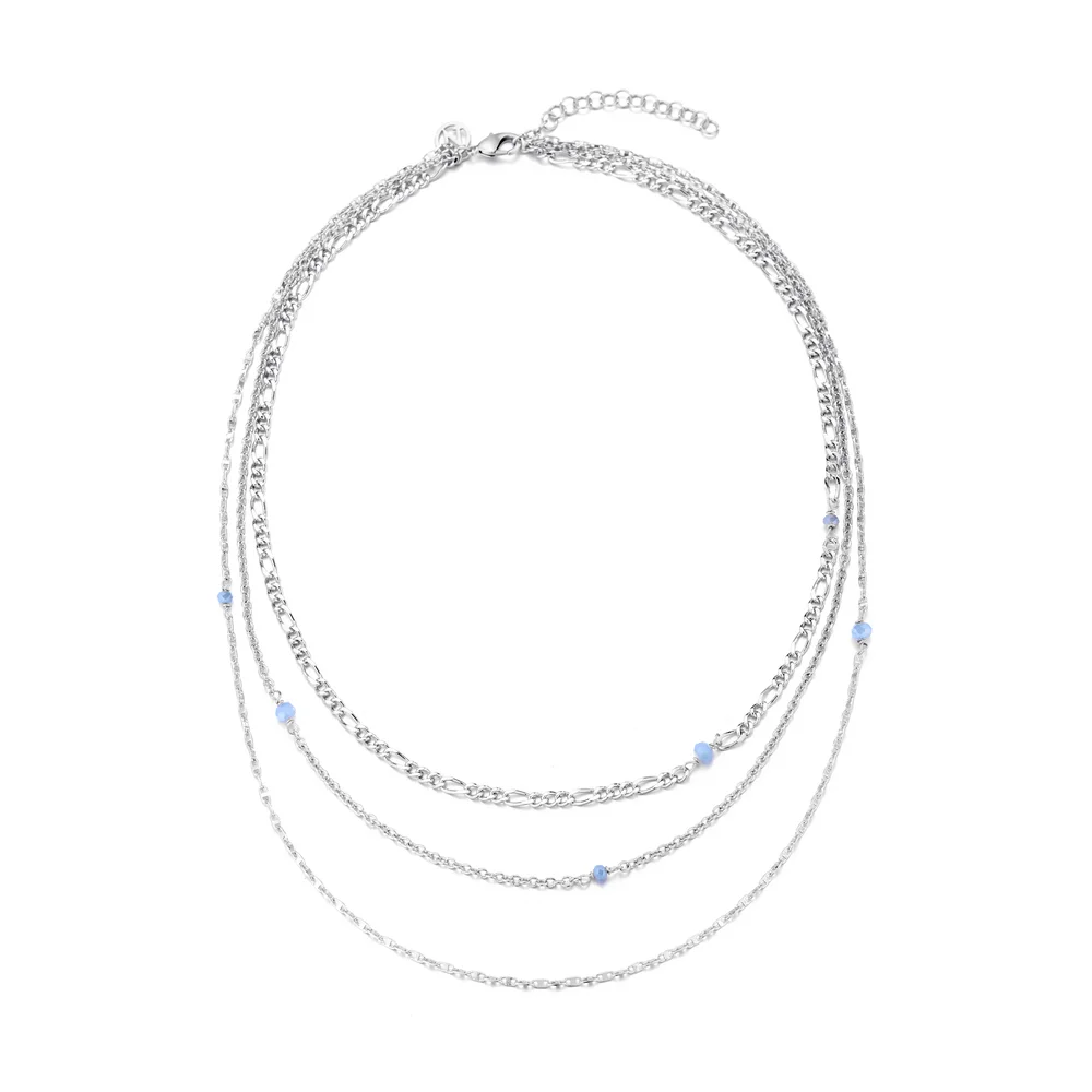 Nora Norway Elly 3 Neck Silver Blue v:1321150 Nora Norway Elly 3 Neck Silver Blue v:1321150