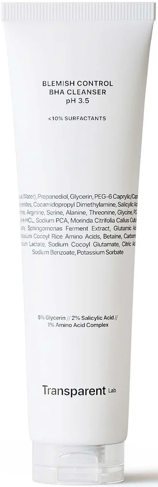 NICHE BEAUTY LAB Transparent Lab Blemish Control Bha Cleanser Ph 3.6 150 ml v:3151105 NICHE BEAUTY LAB Transparent Lab Blemish Control Bha Cleanser Ph 3.6 150 ml v:3151105