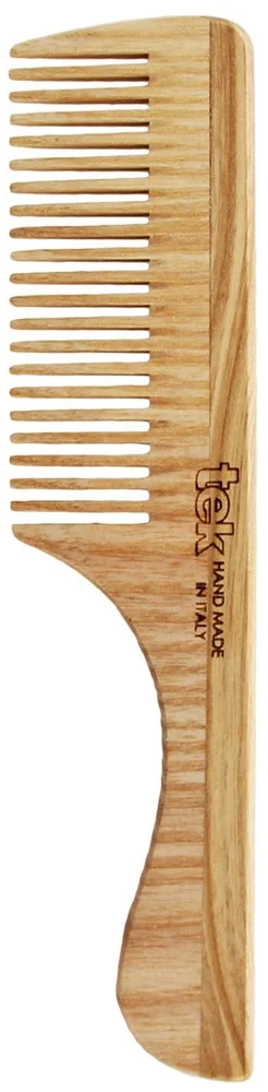 Tek Wooden Detangling Comb With Handle Medium Sized Teeth v:2151109