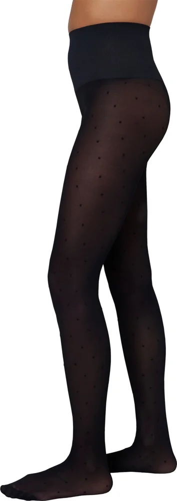 Swedish Stockings Doris Dot Tights Black S v:9767353