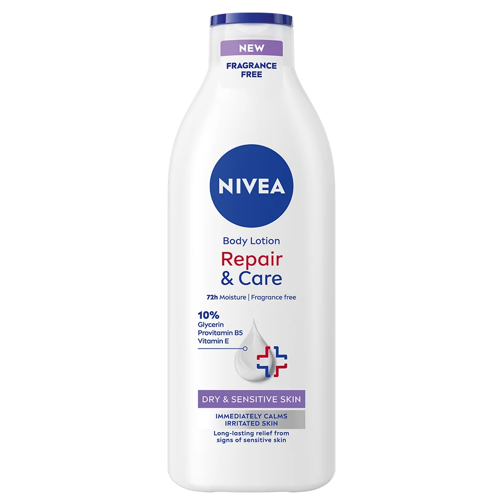 NIVEA Body Lotion Repair & Care Dry & Sensitive Skin 400ml v:5400744 NIVEA Body Lotion Repair & Care Dry & Sensitive Skin 400ml v:5400744